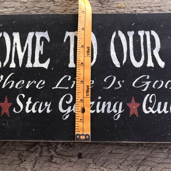 Welcome To our Cabin Sign - Picture 4 of 5